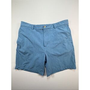 TailorByrd Men’s Performance Golf Short Blue Stretch Size 34 Lightweight Pockets